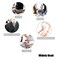 GDMINLO Soft Tape Measure Retractable Measuring for Body Fabric Sewing Tailor Cloth Knitting Craft Weight Loss Measurements Retractable Black Double Scales Rulers 1 Pack
